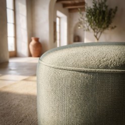 Panca Pouf mezzaluna Relax Design L'Oca Nera