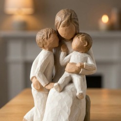 Statua Willow Tree Quietly Mamma con Due Figli | Lemoire Home