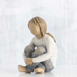 Statua Spirited Child Willow Tree: Eleganza e Intimità