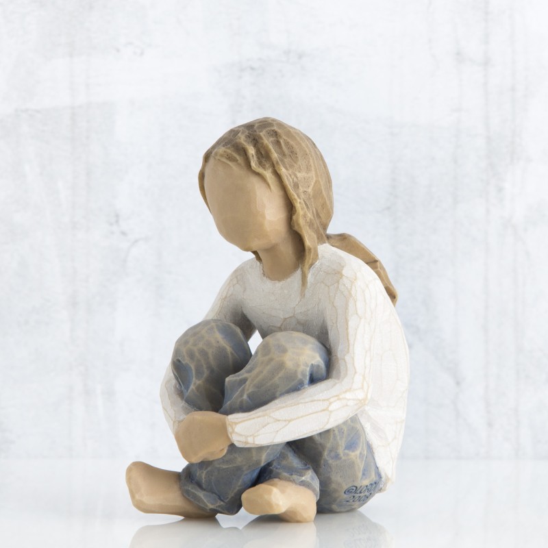 Statua Spirited Child Willow Tree: Eleganza e Intimità