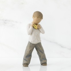 Statuina Heart of Gold Willow Tree | Scultura con Cuore in Oro