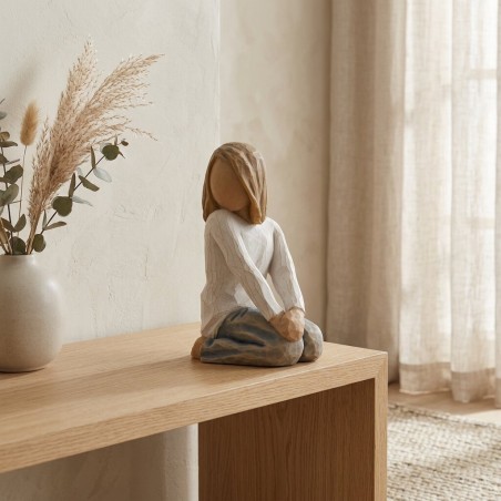 Statua Willow Tree Joyful Child - Scultura Artigianale da Collezione