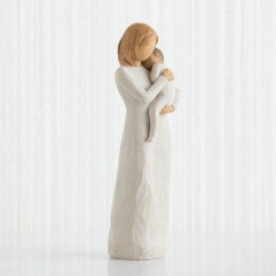 Statua Willow Tree Child of my Heart: Maternità in Resina 23 cm