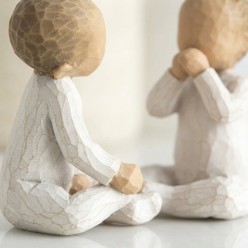Statuina Two Together Willow Tree | Scultura Bimbi Lemoire Home