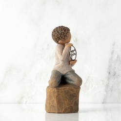 Statua Willow Tree Love You Too - Scultura Emozionale in Resina
