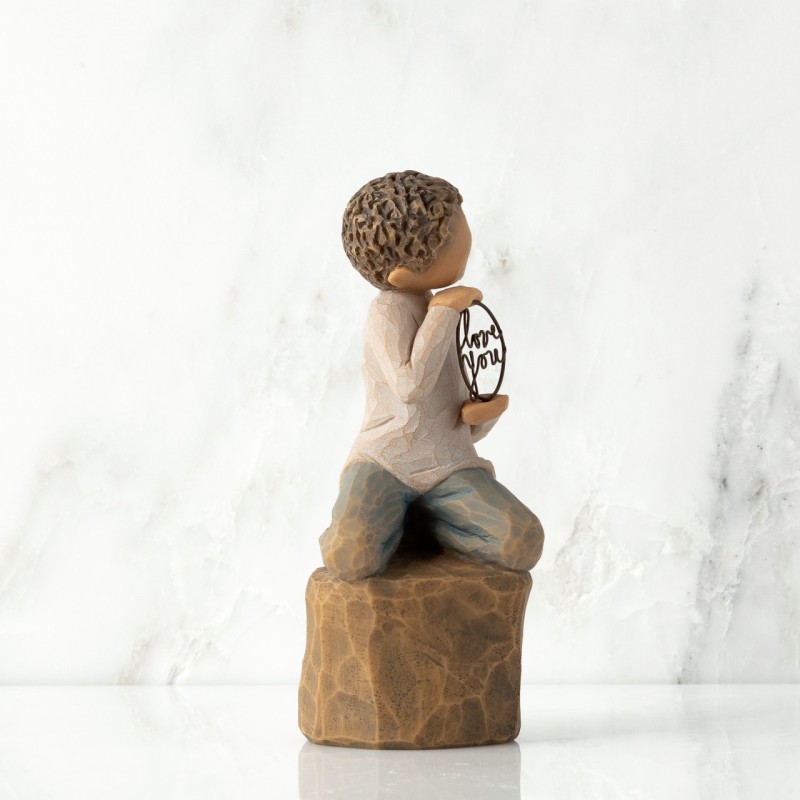 Statua Willow Tree Love You Too - Scultura Emozionale in Resina