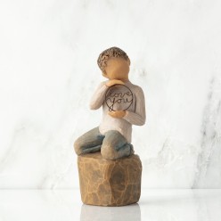 Statua Willow Tree Love You Too - Scultura Emozionale in Resina