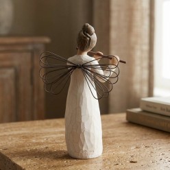 Statua Willow Tree Angel of Harmony Resina Dipinta a Mano