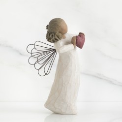 Statua Willow Tree With Love - Angelo con Cuore in Resina