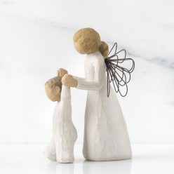 Statua Willow Tree Guardian Angel | Scultura Angelo Custode 13cm