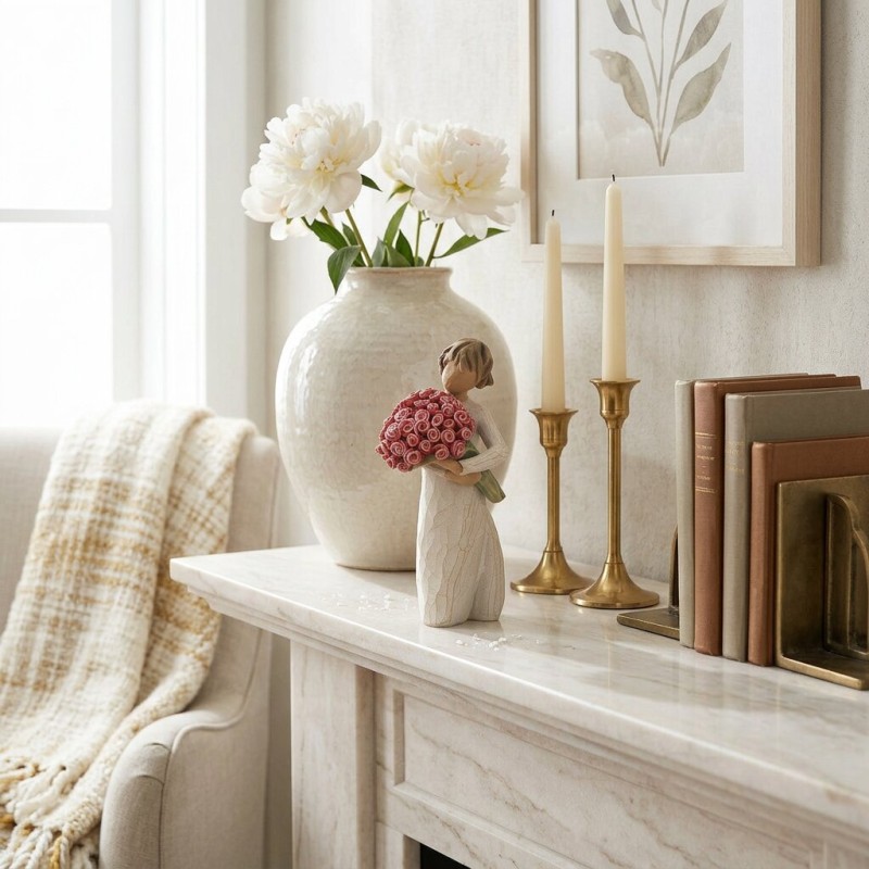 Statua Abundance Willow Tree | Scultura con Rose Lemoire Home