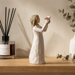 Statua Willow Tree Soar | Scultura Resina Effetto Legno 13cm