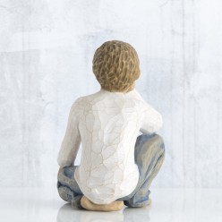 Statua Inquisitive Child Willow Tree | Scultura Bimbo Curioso