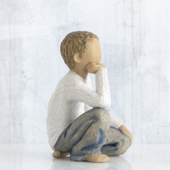 Statua Inquisitive Child Willow Tree | Scultura Bimbo Curioso