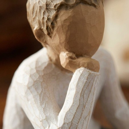 Statua Inquisitive Child Willow Tree | Scultura Bimbo Curioso