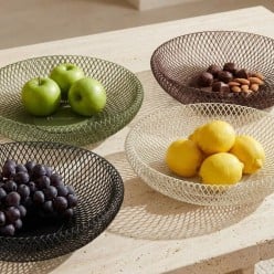 Cesta Portafrutta in Metallo a Rete | Lemoire Home