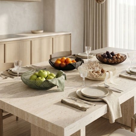 Cesta Portafrutta in Metallo a Rete | Lemoire Home
