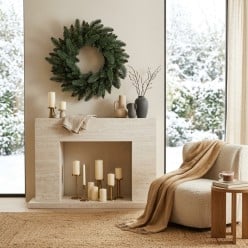 Corona Frejus 60 cm: il lusso natalizio firmato Lemoire Home