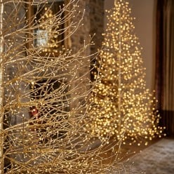 Albero LED Faggio Rich H240 EDG white gold | Magia Lemoire Home