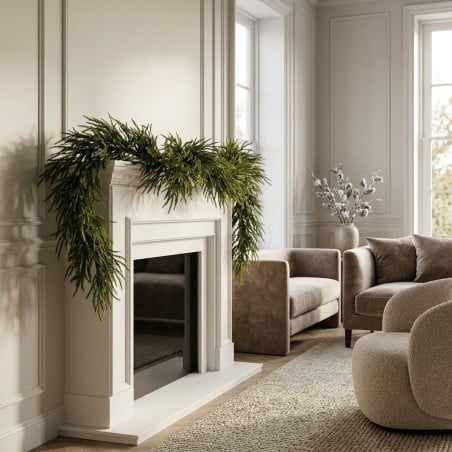 Festone di Natale Cryptomeria 210cm EDG | Eleganza Lemoire Home