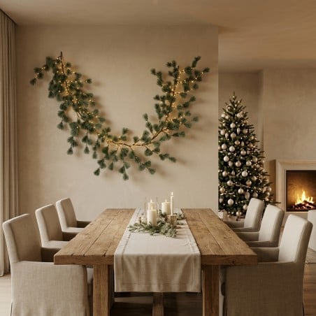 Festone natalizio Cedro Verde EDG L 180 cm | Centrotavola e Ghirlanda LMH