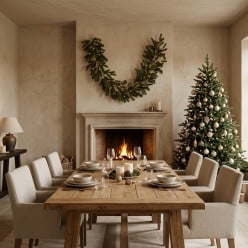 Festone Pino Artificiale EDG con Pigne Naturale Luxury 180 cm