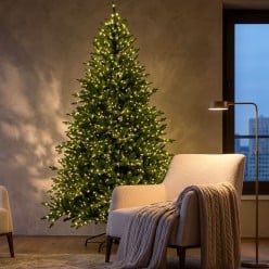 Pino Lucciole EDG con Rice LED Integrati – Albero di Natale Enzo De Gasperi