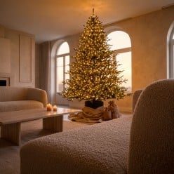 Pino Lucciole EDG con Rice LED Integrati – Albero di Natale Enzo De Gasperi