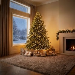Pino Lucciole EDG con Rice LED Integrati – Albero di Natale Enzo De Gasperi