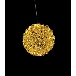 Sfera Luminosa di Natale in Oro: decorazione Natalizia elegante