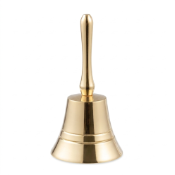 Campana in Metallo Dorato Lemoire Home – Decoro Natalizio
