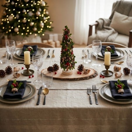 Alberello Eloise con Bacche e Pigne: Decorazione Natalizia rustica