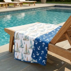 Telo Mare Microfibra Cayo Largo Daunex Double-Face 100x170 cm