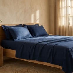 blu notte pegaso set di lenzuola lemoire home