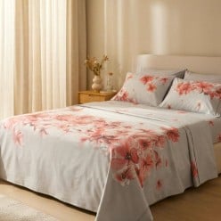 Completo letto matrimoniale ispirato ad Aglaia, simbolo di bellezza e splendore