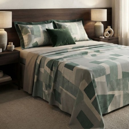 Completo Letto Matrimoniale Geometrico - Collezione Lemoire Home