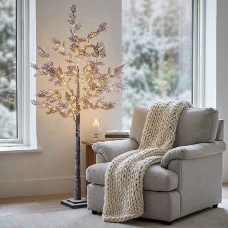 Albero Invernale Sleek 180cm: Luce Calda per la tua Atmosfera di Casa