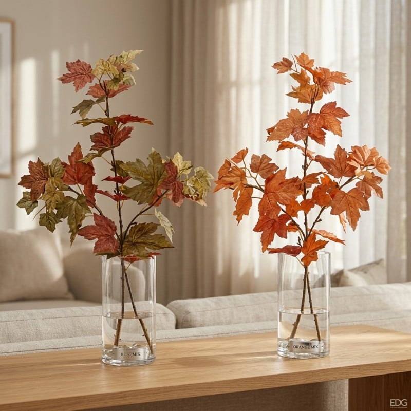 Ramo di Acero Autunnale - Altezza 81 cm - Decorazione per Casa