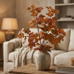 Ramo di Acero Autunnale - Altezza 81 cm - Decorazione per Casa