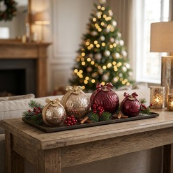 Candela Sfera Profumata Artigianale – Collezione Festive