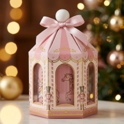 Candela Giostra Carosello EDG - Profumo Natale in Confezione Regalo