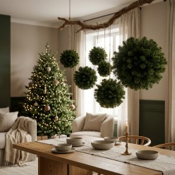 Sfera Decorativa in Pino - Elemento d'Arredo Naturale e Accogliente
