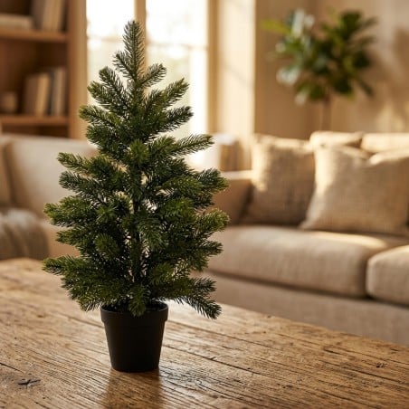 Pino decorativo con vaso EDG H 65 cm – un tocco naturale per la tua casa