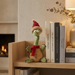 Peluche Natalizi Musicali e Animati 38 cm - Lemoire Home