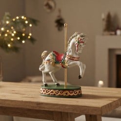 Decorazione natalizia maxi cavalluccio Giostra da 40 cm