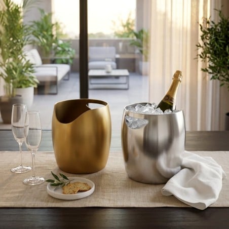 Secchiello da Champagne Audrey Pinti Inox Design | Gold e Silver