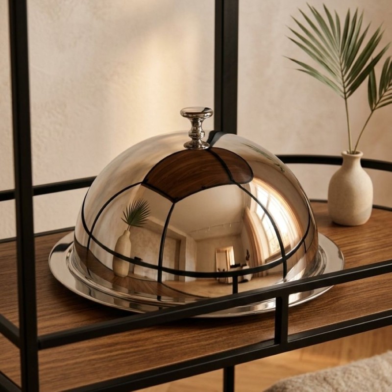 Cloche semisferica in acciaio inox Pinti Inox | Lemoire Home