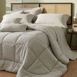Trapunta Matrimoniale Teseo| Jacquard Geometrico Made in Italy