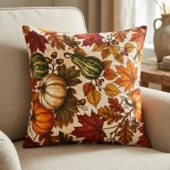 Cuscino d’Arredo in Cotone Vertumno – Fatto a Mano in Italia (45x45 cm o Su Misura)