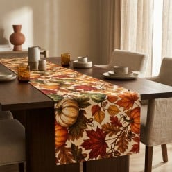Runner autunnale da Tavola Artigianale - Collezione Vertumno | Lemoire Home